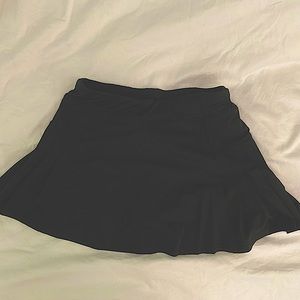 black tennis skirt